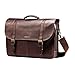 Samsonite Colombian Leather Flap-Over Laptop Messenger Bag