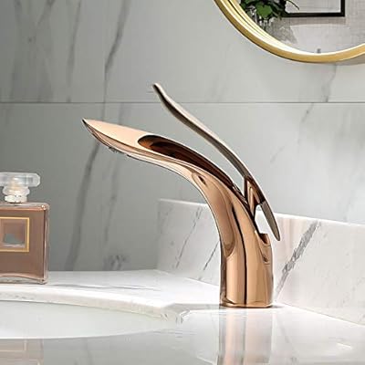 Faucet Copper Basin Hot And Cold Gold Black Paint Faucet Creative