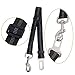 SlowTon Dog Seat Belt Harness for Car, Dog Car Harness Adjustable Mesh Breathable & Dog Seatbelt Safety Tether with Elastic Bungee for Small Medium Large Pets(Black, Single Clip, M)