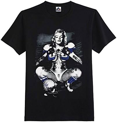 Marilyn Monro Graphic T-shirts (Large, Dallas Cowboy)