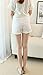 Ameyda Womens Maternity Distressed Denim Shorts