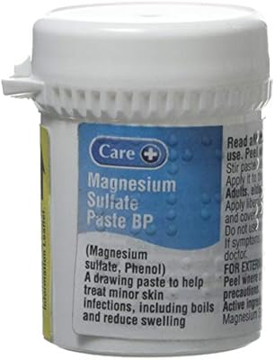 Care Magnesium Sulphate Paste 50g Amazon Co Uk Health Personal