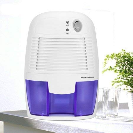 Sunrain CNMODLE Mini Dehumidifier, Portable Electric Auto Shut Off dehumidifiers for Damp Air Mold Moisture in Small Closet Wardrobe Kitchen (Quiet Safe Compact Thermo-Electric)