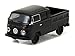 NEW 1:64 GREENLIGHT BLACK BANDIT COLLECTION SERIES 17 - BLACK 1976 VOLKSWAGEN TYPE 2 DOUBLE CAB PICKUP Diecast Model Car By Greenlight