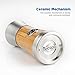 Ecooe Pepper Grinder Bamboo Salt Grinder Pepper Mill for Spices with Solid Ceramic Mill Mechanism
