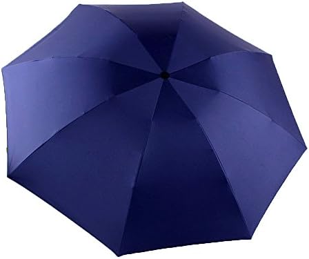 Boksin Reverse Folding Sun Umbrella Compact Auto Open Close Windproof Anti-UV Sunblock Umbrella Rain Umbrella£¬Navy Blue