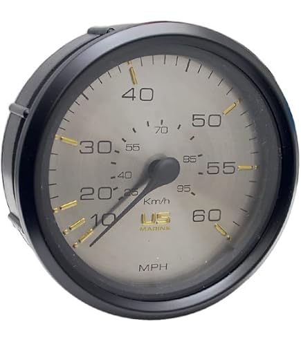 Teleflex Marine Oil Pressure Gauge 58180 - 2-1/4 Inch 12 Volt, 0-80 PSI, Halogen Illuminated, Black Bezel & White Face For Boats