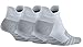 NIKE Women's Dry Cushion Low Socks (3 Pairs), White/Wolf Grey/Anthracite, Medium