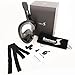 [Upgraded] Snorkel Mask Set, Full Face Easybreath Anti-Leak Diving Gear with 180° Panoramic Sea View with Anti-Fog Ventilation and Action Camera Mount by Smarssen (Black, Large)