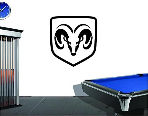 Dodge Ram Logo Inspired Garage or Home Man Cave Wall Decor Decal Vinyl Sticker