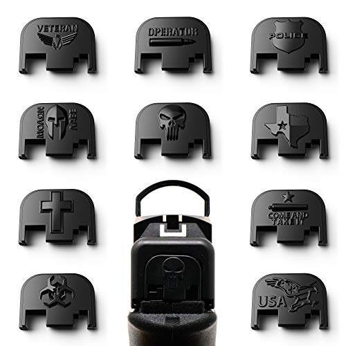 MakerShot 3D Aluminum Slide Cover Plate, Compatible with Glock 43 43X 48 (Skull) Pricepulse