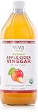 Viva Naturals Organic Apple Cider Vinegar with the Mother - Raw, Unfiltered & Non-GMO, 32 oz Glass Bottle Viva Naturals Organic Apple Cider Vinegar with the Mother - Raw, Unfiltered & Non-GMO, 32 oz Glass Bottle
