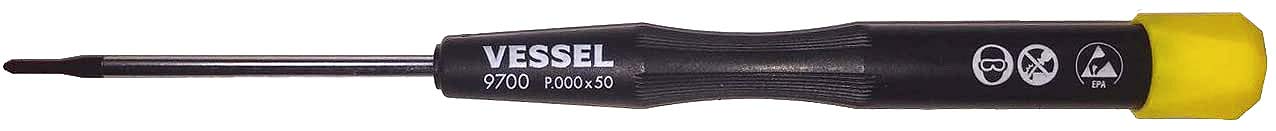 VESSEL ESD Precision Screwdriver (Antistatic) +000x50