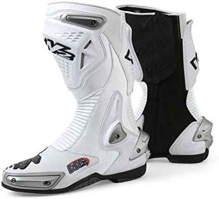 Amazon W2レーシングブーツ ミサノマグネシウム ホワイト 25 5cm ブーツ 車 バイク