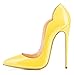 Comfity Pumps for Women, Sexy Pointed Toe High Heels Slip On Shoes Party Wedding Pumps