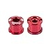 Choose 7075 Alloy Double Chainring Bolts/Nuts 5 Set Red