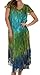 Sakkas Mika Ombre Floral Caftan Dress