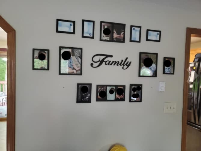 Family Black Metal Wall Word Pricepulse