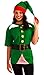 Forum Novelties Unisex Adult Jolly Elf Costume Kit, Green/Red, One Size