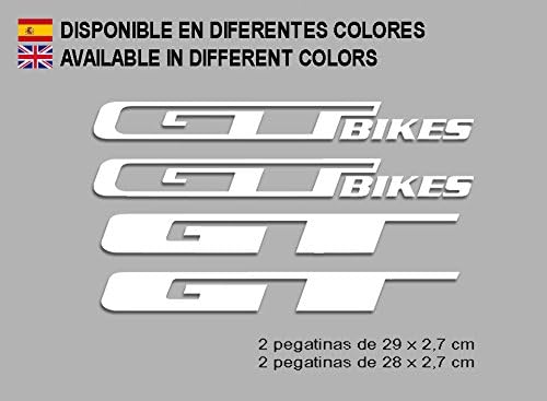 Ecoshirt J0-PAD3-N1TB Stickers GT Bikes F121 Vinyl Adesivi Decal Aufkleber Кλосс MTB Stickers Bike, Yellow