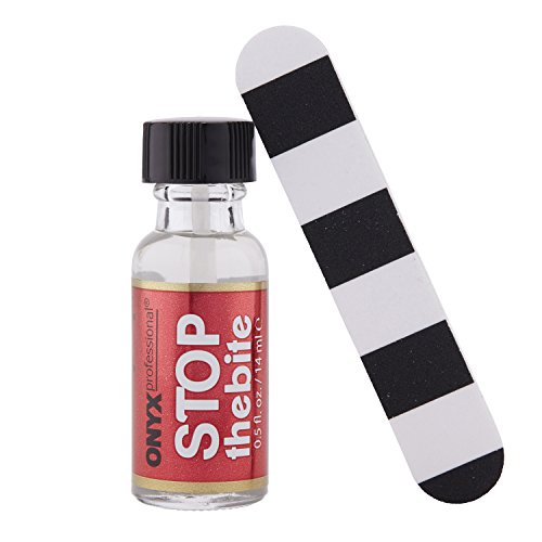 Onyx Professional Stop the Bite Nail Biting & Thumb Sucking Deterrent Cure Nail Polish Treatment