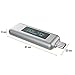 USB Type C PowerMeter Tester - Jokitech Measurement multimeter Tool Compatible with USB-C Thunderbolt 3 Charger Cable, PD PowerBank, Huawei MateBook, Google ChomeBook, Mac Computers - Silver