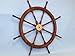 Nautical Deluxe Class Wood and Brass Decorative Ship Wheel 36