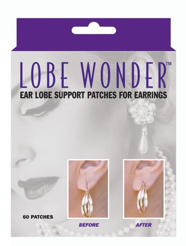 Lobe Wonder Earring Support Patches, 60-Count Boxes (Pack of 4), Health Care Stuffs