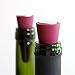 Wine Stopper - Wine Colored Silicone Bottle Stopper / Beverage Bottle Stopper with 100% Food Grade Silicone (Set of 4)
