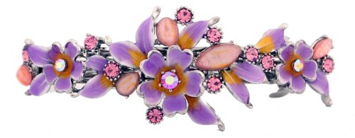 Caravan Multi Rose Stone and Epoxy Barrette