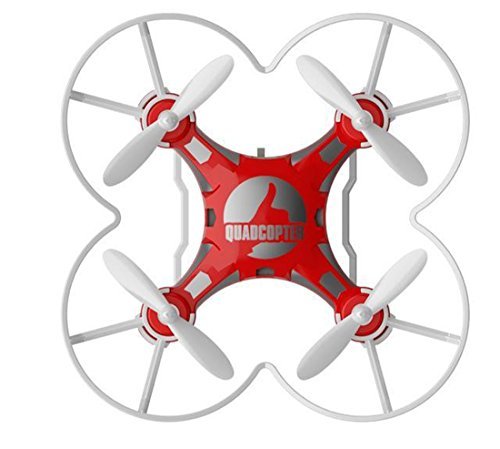 FQ FQ777-124 Pocket Drone 4CH 6Axis Gyro Quadcopter with Switchable Controller RTF Red