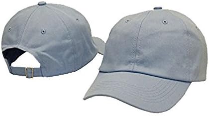 GEANBAYE Hats for Men Classic Low Profile Adjustable Strapback 100% Cotton Dad Hats Baseball Caps for Men and Women Azure