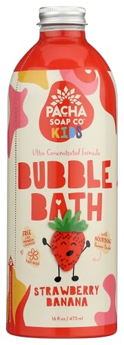 PACHA SOAP Kids Strawberry Banana Bubble Bath, 16 FZ