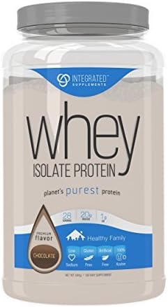 Integrated Supplements CFM Whey Protein Isolate Diet Supplement, Dutch Chocolate, 2 Pound by Integrated Supplements