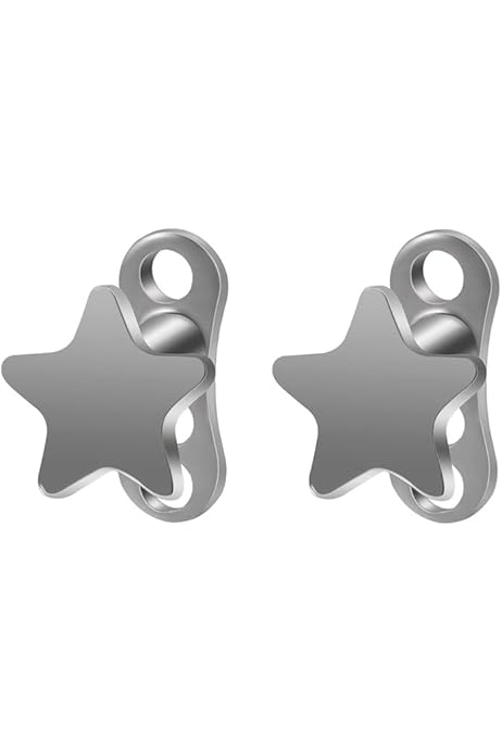 Dermal Piercing Jewelry Tops Star Dermal Top Surgical Steel (316L