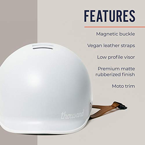 thousand helmet arctic grey