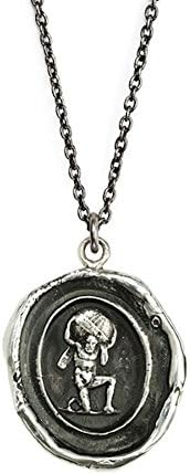 Pyrrha Design Sterling Silver Talisman Necklace - Pillar of Support
