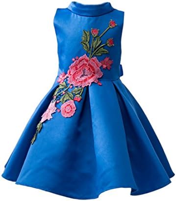 Luckyacution Kid Girl Sleeveless Party Widding Princess Dress Flowers Girls Dresses