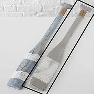 Meinposten. Remo Decorativo de Madera, diseño marítimo, 90 cm, Color