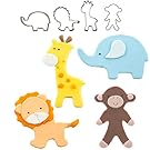 CUTIE CUPCAKE JUNGLE SET/4