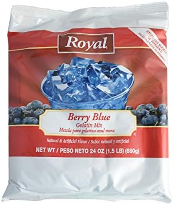 Royal Gelatin, 24 Ounce (berry blue, 6-pack)