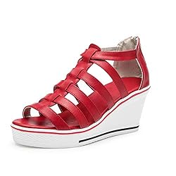 Women's Canvas High-Heeled Shoes Fashion Sneakers