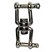 MarineNow Jaw - Jaw Swivel Anchor Connector 316 Stainless Steel