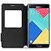 A5 Case, SAVFY Window View Stand Premium Protective PU Leather Cover Case for Samsung Galaxy A5 2016 - Black