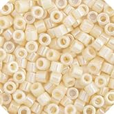 Miyuki Delica 11/0 Cream AB 50gms Bag of Japanese Glass Beads