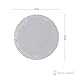 RayLineDo Set of 2pcs Mini Round Shaped Artist Blank Canvas Frame 6inch ( 15cm ) Oil Water Painting Board Flat Canvas with 1pc Mini Wood Display Easel