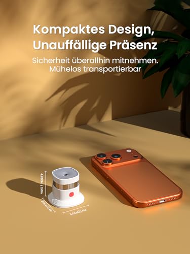Heiman Smoke Detector Matter Over Thread with Magnetic Attachment, 5 Year Changeable Battery, EN 14604, 85 dB, for Apple Home, SmartThings & Home Assistant, Hub Required, HS1SA-M