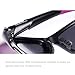 Hulislem S1 Sport Polarized Sunglasses FDA Approved (Black-Purple)