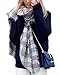 Ehpow Women Plaid Blanket Scarf Winter Warm Chunky Oversize Tartan Wrap Shawl Lattice Scarfs
