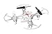 Syma X12S Nano 6-Axis Gyro 4CH RC Quadcopter with Protection Guard, Color White